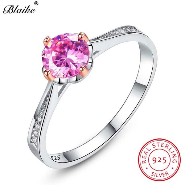 cluster rings blaike s925 sterling silver ring cute pink z zircon engagement for women classic round stone wedding bands jewelry, Golden;silver
cluster rings blaike s925 sterling silver ring cute pink z zircon engagement for women classic round stone wedding bands jewelry, Golden;silver