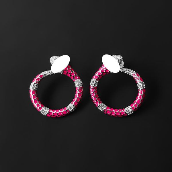 stud s925 sterling silver fluorescent pink snake-shaped earrings female europe and america august monaco jewelry, Golden;silver
stud s925 sterling silver fluorescent pink snake-shaped earrings female europe and america august monaco jewelry, Golden;silver
