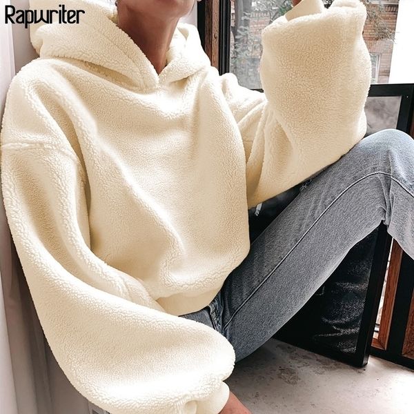rapwriter casual loose raglan long sleeve keep warm furry hoodies women fall winter harajuku pullovers sweatshirt solid 201113, Black
rapwriter casual loose raglan long sleeve keep warm furry hoodies women fall winter harajuku pullovers sweatshirt solid 201113, Black