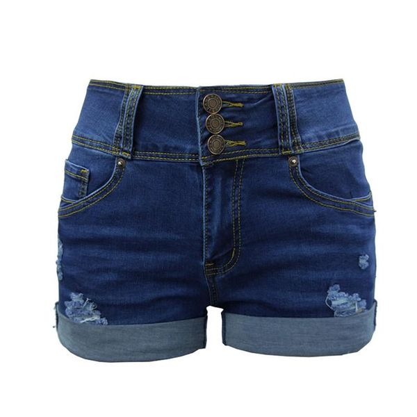women's jeans summer women solid color denim shorts female high waist mini short lady large coat at the bottom, Blue
women's jeans summer women solid color denim shorts female high waist mini short lady large coat at the bottom, Blue