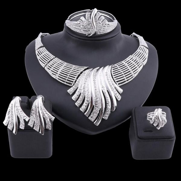 earrings & necklace oeoeos african bridal dubai jewelry sets crystal silver color ring bracelet nigerian women wedding jewellry
earrings & necklace oeoeos african bridal dubai jewelry sets crystal silver color ring bracelet nigerian women wedding jewellry
