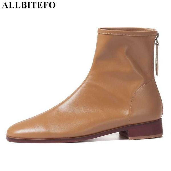 allbitefo natural genuine leather women boots autumn winter fashion low heel shoes ankle boots for woman women heels shoes 210611, Black
allbitefo natural genuine leather women boots autumn winter fashion low heel shoes ankle boots for woman women heels shoes 210611, Black