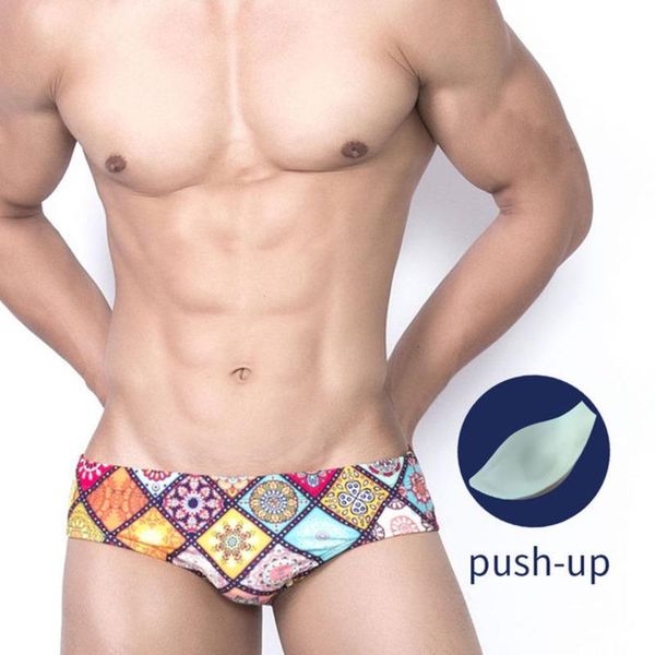 men's swimwear printed swimming briefs mens shorts low waist summer men board beachwear surfing swim trunks push pad cargo
men's swimwear printed swimming briefs mens shorts low waist summer men board beachwear surfing swim trunks push pad cargo