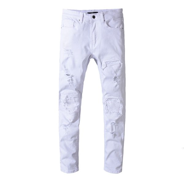 Men's New Men Street Fashion White Youth Personality Patched Hole Beggar Pants Thin Jeans U3gx, Blue
Men's New Men Street Fashion White Youth Personality Patched Hole Beggar Pants Thin Jeans U3gx, Blue