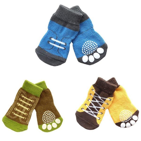 dog apparel 4 pcs anti slip pet warm sock puppy socks soft knit bottom clothes apparels weave skid gift
dog apparel 4 pcs anti slip pet warm sock puppy socks soft knit bottom clothes apparels weave skid gift
