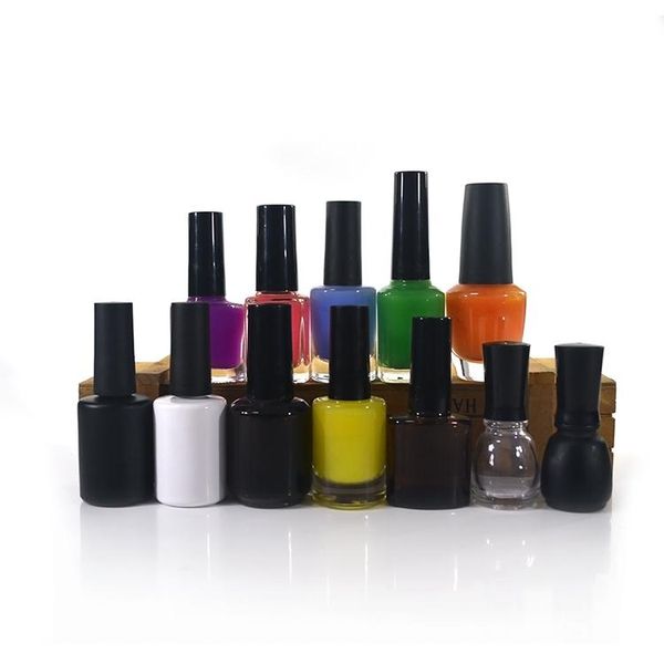 empty 10ml ml polish bottles with white black lid small nail polish mini glass bottle
empty 10ml ml polish bottles with white black lid small nail polish mini glass bottle