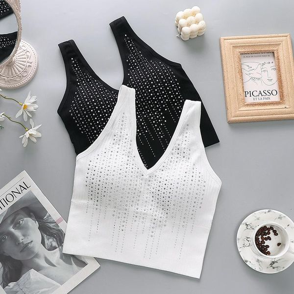 camisoles & tanks chrleisure fashion women's tube backless camisole female wireless ventilation tank, Black;white
camisoles & tanks chrleisure fashion women's tube backless camisole female wireless ventilation tank, Black;white