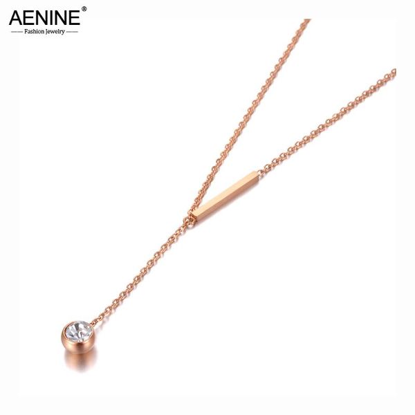 chains aenine office style titanium stainless steel cz crystal chain choker necklace rose gold pendant for women an20110, Silver
chains aenine office style titanium stainless steel cz crystal chain choker necklace rose gold pendant for women an20110, Silver