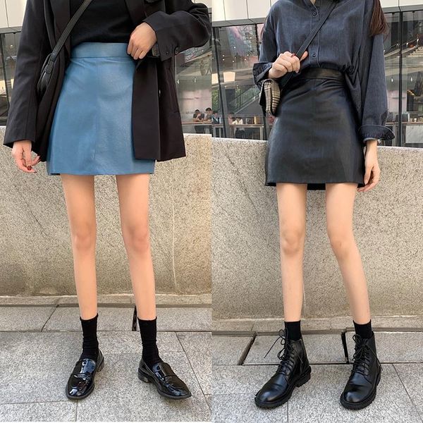 skirts mujer faldas autumn wrap hip slim high waist mini pu leather skirt black plus size all-match fashion retro moto punk
skirts mujer faldas autumn wrap hip slim high waist mini pu leather skirt black plus size all-match fashion retro moto punk