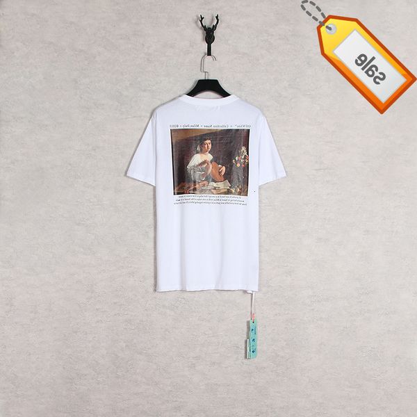 chaopai off summer religious oil painting pattern printed short sleeve t-shirt ow european loose men's and women's bottom shirt, White;black
chaopai off summer religious oil painting pattern printed short sleeve t-shirt ow european loose men's and women's bottom shirt, White;black