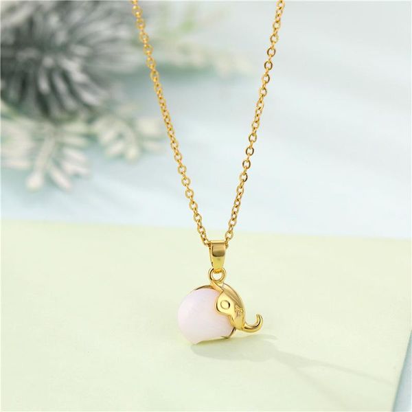 pendant necklaces jewellery real creative elephant white fritillaria clavicle titanium steel sweater simple animal necklace for women choker, Silver
pendant necklaces jewellery real creative elephant white fritillaria clavicle titanium steel sweater simple animal necklace for women choker, Silver