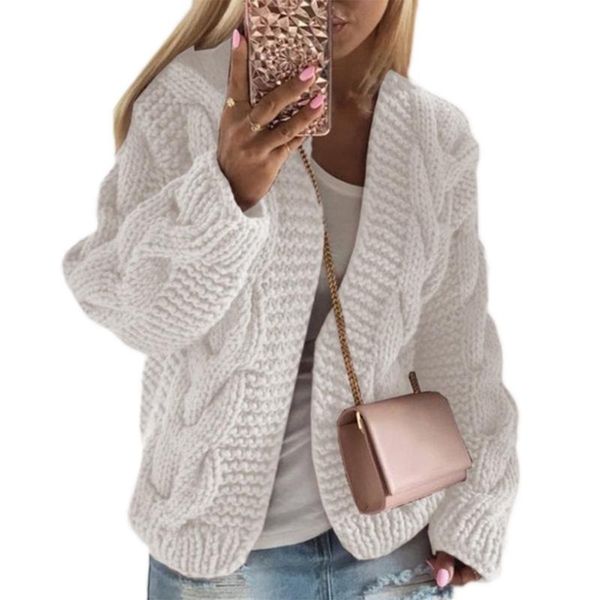 women's knits & tees q1qa women chunky cable knit cardigan solid color open front sweater coat twist thick crochet loose long sleeve ou, White
women's knits & tees q1qa women chunky cable knit cardigan solid color open front sweater coat twist thick crochet loose long sleeve ou, White