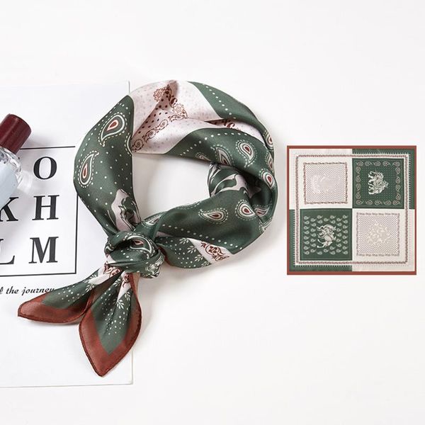scarves square silk scarf 53*53cm headband hairbands hair hoop accessories for women girl lady head neck satin handkerchief, Blue;gray
scarves square silk scarf 53*53cm headband hairbands hair hoop accessories for women girl lady head neck satin handkerchief, Blue;gray