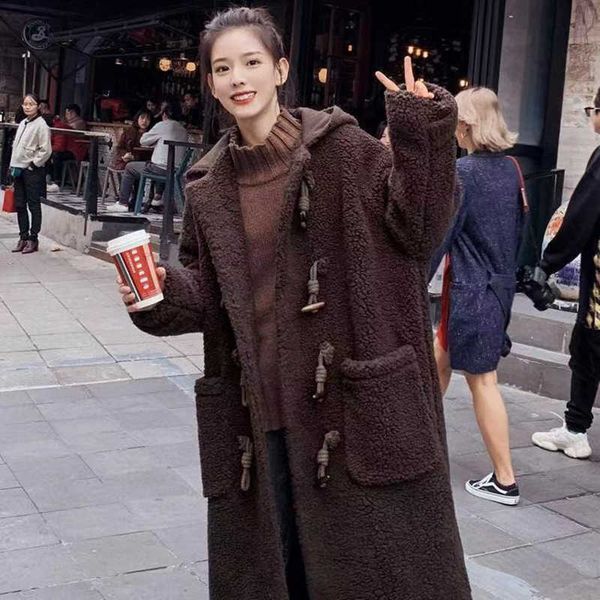 faux fur coat women 2021 autumn winter casual warm horn button furry fur jacket female plush overcoat pocket winter coat women v191209, Black
faux fur coat women 2021 autumn winter casual warm horn button furry fur jacket female plush overcoat pocket winter coat women v191209, Black