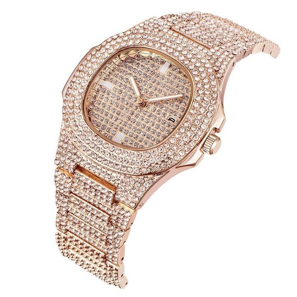 wristwatches men business quartz watch luxury full diamond watches fashion calendar alloy band wrist, Slivery;brown
wristwatches men business quartz watch luxury full diamond watches fashion calendar alloy band wrist, Slivery;brown