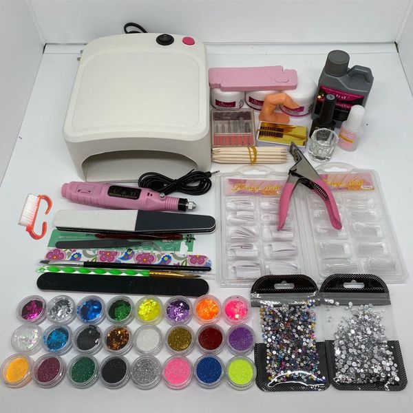 nail art kits professional acrylic kit extension with lamp polisher all for manicure decorations drill
nail art kits professional acrylic kit extension with lamp polisher all for manicure decorations drill