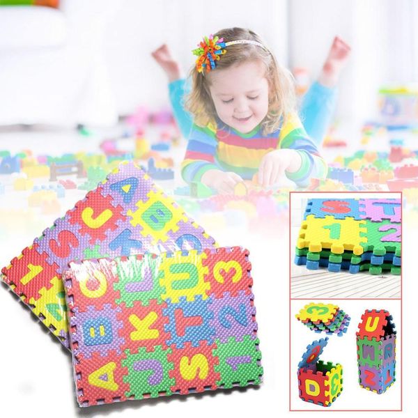 HOT 36 pcs children mini EVA Foam Alphabet Letters Numbers Floor Soft Baby Mat 3D puzzle Kids Educational toys
HOT 36 pcs children mini EVA Foam Alphabet Letters Numbers Floor Soft Baby Mat 3D puzzle Kids Educational toys
