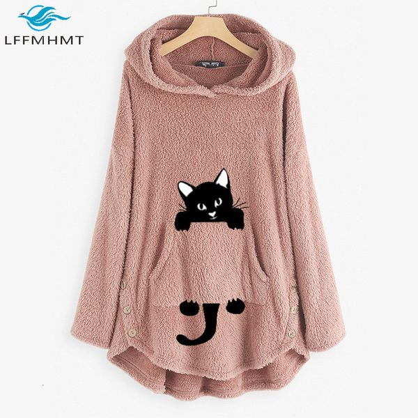 2021 new winter fashion women chic cat embroidery long sleeve hooded sweatshirt female double sided fleece cute casual pullover vw8s, Black
2021 new winter fashion women chic cat embroidery long sleeve hooded sweatshirt female double sided fleece cute casual pullover vw8s, Black
