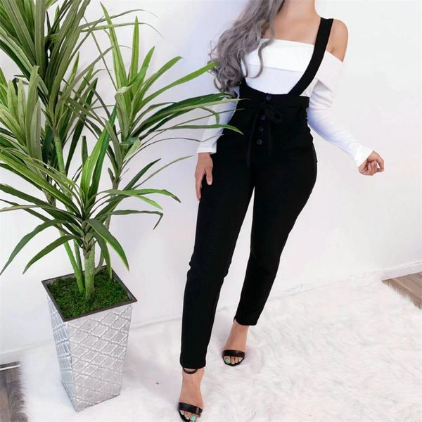 women's jumpsuits & rompers solid color pocket high waist belted adjusted strap jumpsuit overall button casual evening party long, Black;white
women's jumpsuits & rompers solid color pocket high waist belted adjusted strap jumpsuit overall button casual evening party long, Black;white