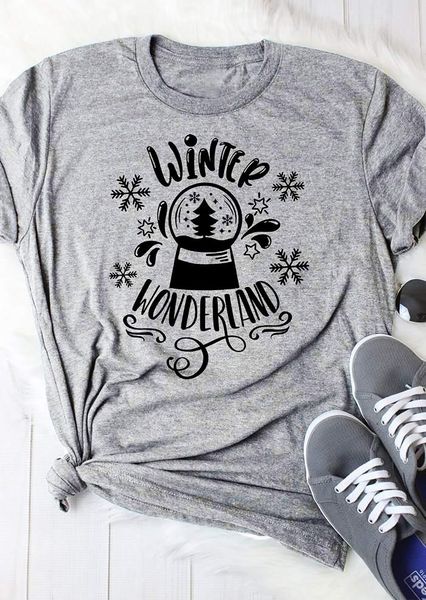 women's t-shirt winte wonderland snowflake funny graphic christmas women tshirt cotton o neck girl tees short sleeve cusual female clot, White
women's t-shirt winte wonderland snowflake funny graphic christmas women tshirt cotton o neck girl tees short sleeve cusual female clot, White