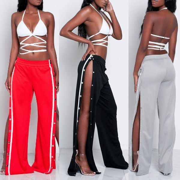 women's pants & capris 5 colors women lady trousers jag wide leg high waist long loose casual fashionable, Black;white
women's pants & capris 5 colors women lady trousers jag wide leg high waist long loose casual fashionable, Black;white