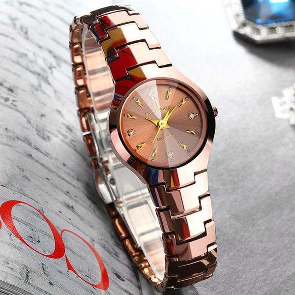 wristwatches drop waterproof ladies watch quartz female tungsten steel male couple bracelet wholesale clock 2021, Slivery;brown
wristwatches drop waterproof ladies watch quartz female tungsten steel male couple bracelet wholesale clock 2021, Slivery;brown