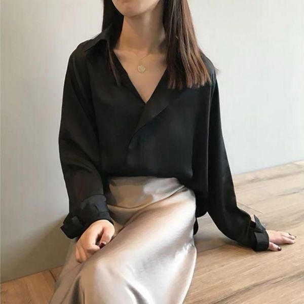 casual long sleeve women blouses solid color long sleeve v neck office shirt blusas women chiffon blouse chemise femme, Gray
casual long sleeve women blouses solid color long sleeve v neck office shirt blusas women chiffon blouse chemise femme, Gray