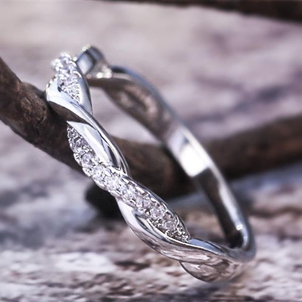 wedding rings caoshi simple design thin string twist ring cubic zirconia micro paved exquisite jewelry for women sweet temperament, Slivery;golden
wedding rings caoshi simple design thin string twist ring cubic zirconia micro paved exquisite jewelry for women sweet temperament, Slivery;golden