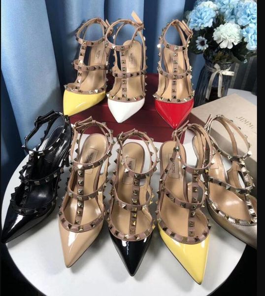 women 6 8 10cm high heel rivet sandal 3 belts shoes real leather women sandals v right wedding shoes 34-43 without box, Black
women 6 8 10cm high heel rivet sandal 3 belts shoes real leather women sandals v right wedding shoes 34-43 without box, Black