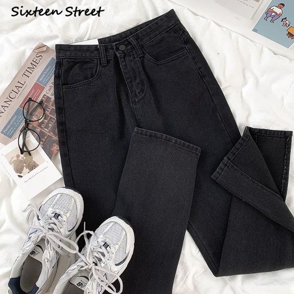 women's jeans distressed trousers with slit design, washed high waist and loose, casual versatile straight denim, Blue
women's jeans distressed trousers with slit design, washed high waist and loose, casual versatile straight denim, Blue