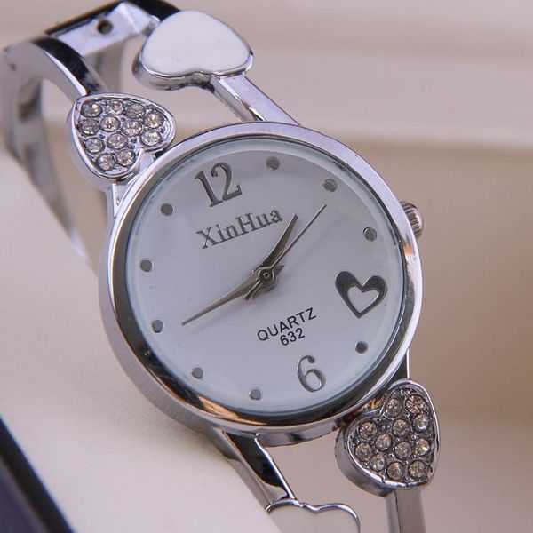 wristwatches rhinestone design diamond love metal female dress women girls bracelet bangle ladies clocks watches siver relogio feminino, Slivery;brown
wristwatches rhinestone design diamond love metal female dress women girls bracelet bangle ladies clocks watches siver relogio feminino, Slivery;brown