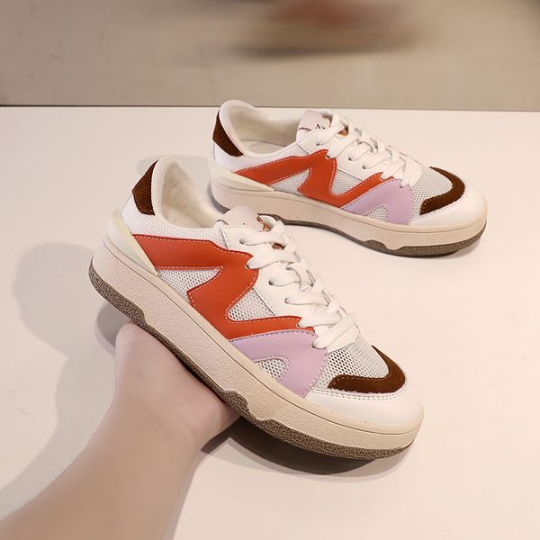 Womens Real Leather Mesh Daddy Shoes Female Ins Spring Summer Colorful Matching Trend Thick-Soled Single Shoes Casual Sneakers, Blue
Womens Real Leather Mesh Daddy Shoes Female Ins Spring Summer Colorful Matching Trend Thick-Soled Single Shoes Casual Sneakers, Blue