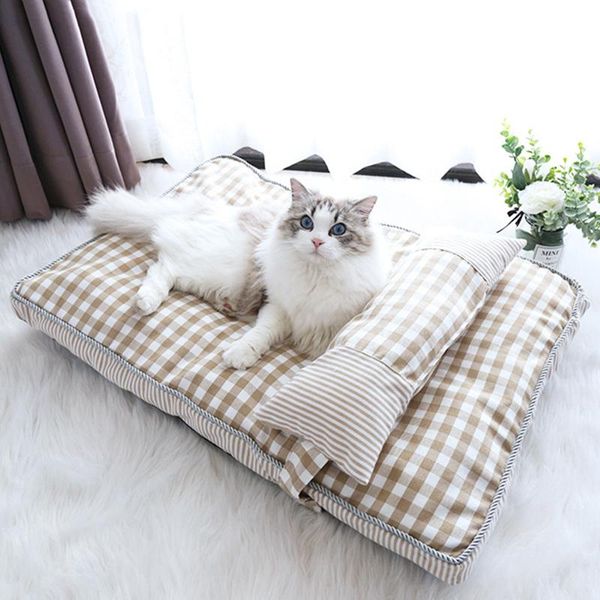 kennels & pens removable cat bed house dog kennel kitten cushion sofa pet rug cama para gato
kennels & pens removable cat bed house dog kennel kitten cushion sofa pet rug cama para gato