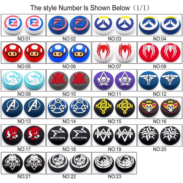 soft slip-proof silicone thumbsticks cap thumb stick caps joystick covers grips cover for ps3 ps4 ps5 xbox one 360 controller by dhl
soft slip-proof silicone thumbsticks cap thumb stick caps joystick covers grips cover for ps3 ps4 ps5 xbox one 360 controller by dhl