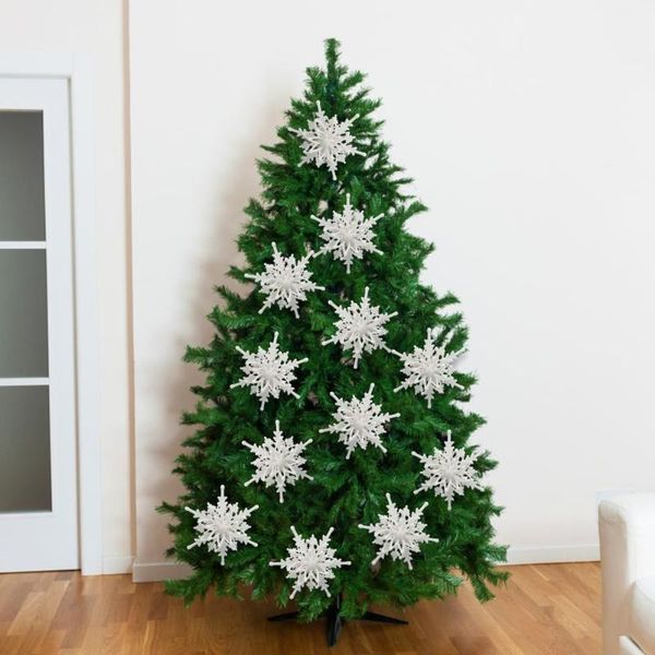 christmas decorations 4pcs snowflakes pendant white 3d effective plastic decorative hanging ornaments for party
christmas decorations 4pcs snowflakes pendant white 3d effective plastic decorative hanging ornaments for party