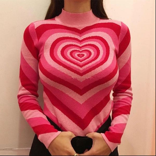 2021 womens sweater cute new sweet cute retro short pullovers particle knit cardigan gradient pink heart sweater women sw95, White;black
2021 womens sweater cute new sweet cute retro short pullovers particle knit cardigan gradient pink heart sweater women sw95, White;black