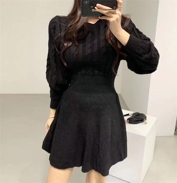 casual dresses female twist pattern umbrella pleated elegant thick lantern sleeve mini sweater dress fashion autumn and winter knitted, Black;gray
casual dresses female twist pattern umbrella pleated elegant thick lantern sleeve mini sweater dress fashion autumn and winter knitted, Black;gray