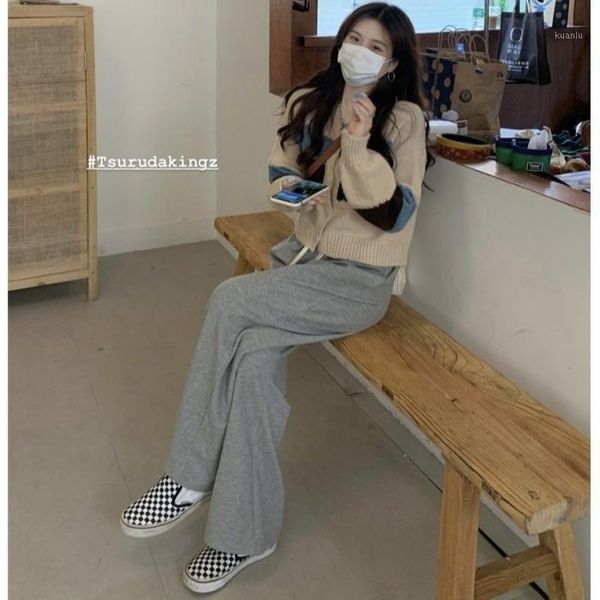 women's two piece pants 2021autumn western style youthful-looking fashion suit cardigan slimming sweater casual sports two-piece set, White
women's two piece pants 2021autumn western style youthful-looking fashion suit cardigan slimming sweater casual sports two-piece set, White