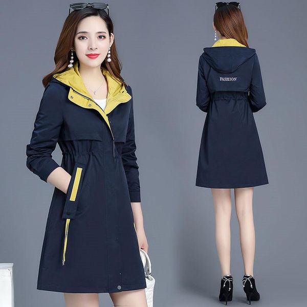 women's trench coats 2021 fashion coat for women spring autumn hooded outwear casual patchwork long windbreaker with lined plus size 2, Tan;black
women's trench coats 2021 fashion coat for women spring autumn hooded outwear casual patchwork long windbreaker with lined plus size 2, Tan;black