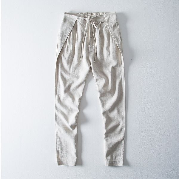 2021 autumn new men's casual long pure simple chinese style elastic waist pants male fashion brand trousers men pantalones h6am, Black
2021 autumn new men's casual long pure simple chinese style elastic waist pants male fashion brand trousers men pantalones h6am, Black