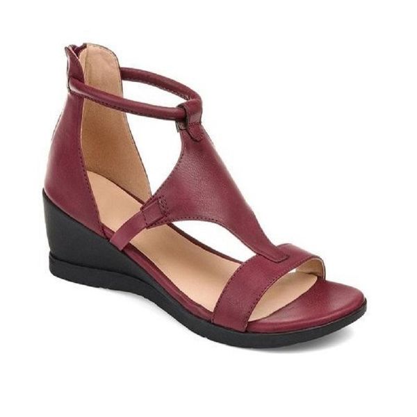sandals 2021 summer womans shoes concise solid pu shallow cover heel zipper wedges leisure med (3cm-5cm) plus size women, Black
sandals 2021 summer womans shoes concise solid pu shallow cover heel zipper wedges leisure med (3cm-5cm) plus size women, Black
