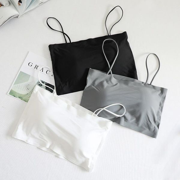 gym clothing loozykit fashion bras for women push up lingerie ice silk seamless word sling vest female tube 2021, White;black
gym clothing loozykit fashion bras for women push up lingerie ice silk seamless word sling vest female tube 2021, White;black