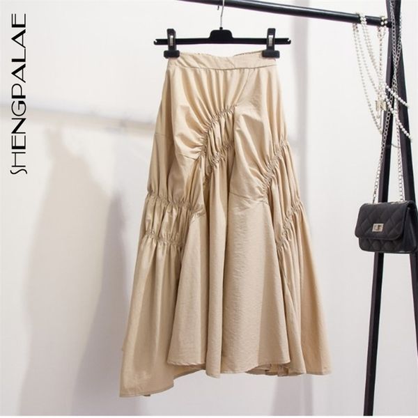 shengpalae new fashion autumn irregular pleated skirt women solid vintage loose casual korean faldas mujer moda tide fv317 210310, Black
shengpalae new fashion autumn irregular pleated skirt women solid vintage loose casual korean faldas mujer moda tide fv317 210310, Black