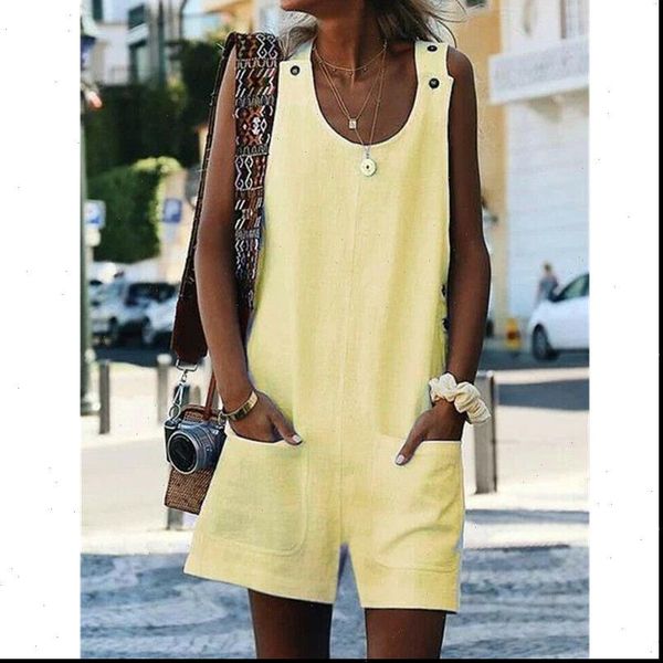 fashion women sleeveless linen v neck pockets rompers summer new ladies solid playsuits holiday casual playsuit plus size, Black;white
fashion women sleeveless linen v neck pockets rompers summer new ladies solid playsuits holiday casual playsuit plus size, Black;white