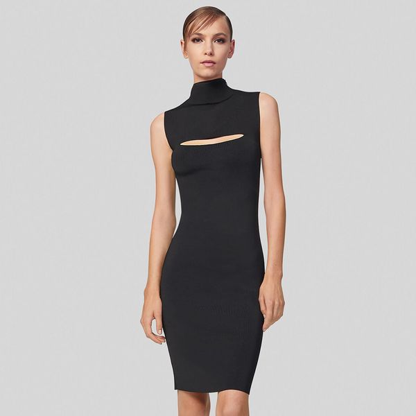 2021 new summer women midi black tank sleeveless bandage hollow out club celebrity evening runway party es eh5y, Black;gray
2021 new summer women midi black tank sleeveless bandage hollow out club celebrity evening runway party es eh5y, Black;gray