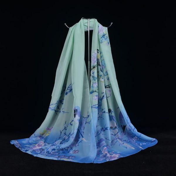 scarves fashion women soft wraps printed chiffon shawl wrap scarf breathable exquisite shawls elastic, Blue;gray
scarves fashion women soft wraps printed chiffon shawl wrap scarf breathable exquisite shawls elastic, Blue;gray