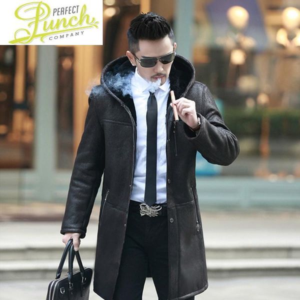 men's leather & faux winter sheep men shearing real fur coat sheepskin mens jacket jaqueta de couro p1278-1 yy958, Black
men's leather & faux winter sheep men shearing real fur coat sheepskin mens jacket jaqueta de couro p1278-1 yy958, Black