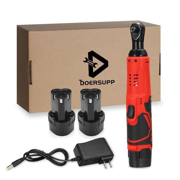65n.m cordless electric wrench 3/8 ratchet wrench set angle drill screwdriver wrench tools with 2 x 4000mah battery charger kit
65n.m cordless electric wrench 3/8 ratchet wrench set angle drill screwdriver wrench tools with 2 x 4000mah battery charger kit