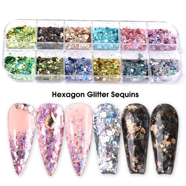 nail glitter 12 grids mermaid irregular powder holographic 3d sparkly paillette flakes shining charm art sequins, Silver;gold
nail glitter 12 grids mermaid irregular powder holographic 3d sparkly paillette flakes shining charm art sequins, Silver;gold