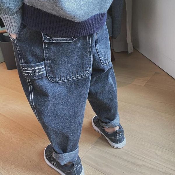 3-8y kids clothes spring baby boys jeans cotton loose comfortable long denim pants children trousers fashion jeans for boys, Blue
3-8y kids clothes spring baby boys jeans cotton loose comfortable long denim pants children trousers fashion jeans for boys, Blue